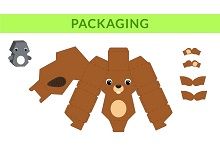 çocuklar için hazır hayvan model maketi şablonu, paper craft model animals